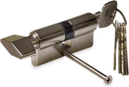 Haushalt SERRATURA A CILINDRO CON POMOLO 65MM 30X35 CROMO 5K