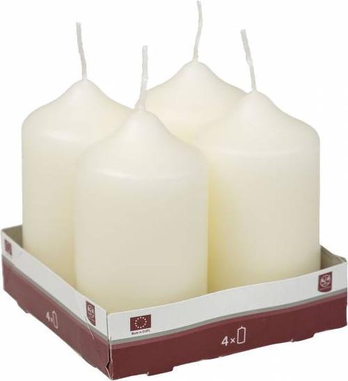 Image du produit Magni Bougies de table 50x90mm ivoire 4pcs (4 pcs)