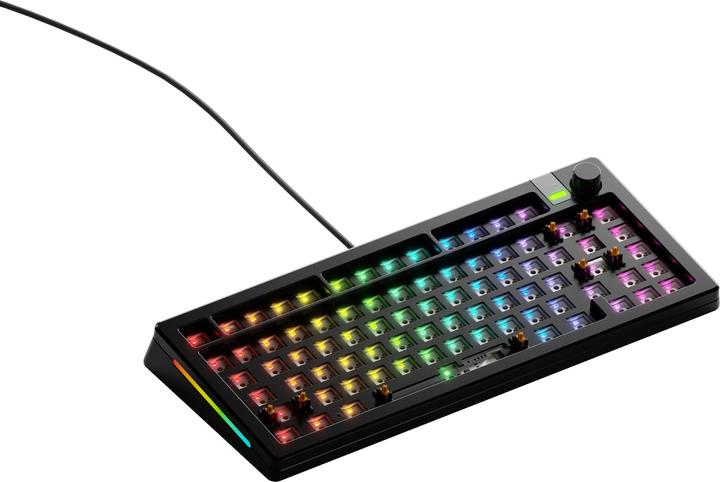 Glorious GMMK 3 Pro 75 % custom gaming keyboard - barebone, ANSI layout, black (Barebone, Cable)