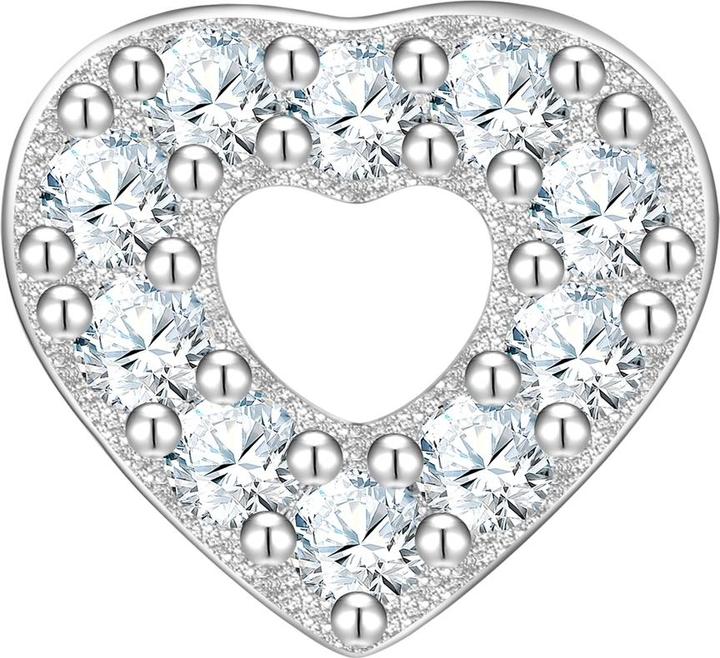 Immagine prodotto Glanzstücke München Orecchio da donna con cuore in argento - 37444 (Argento)