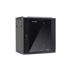 Netrack 019-120-645-022 wall/han (10.86 HE, 19 Zoll Rack), Serverschrank, Schwarz