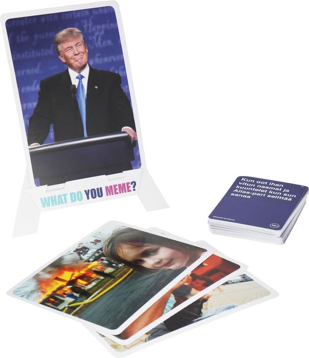 Actual product image Martinex Peliko 40861956 board/card game What Do You Meme? 90 min Party (Finnish)