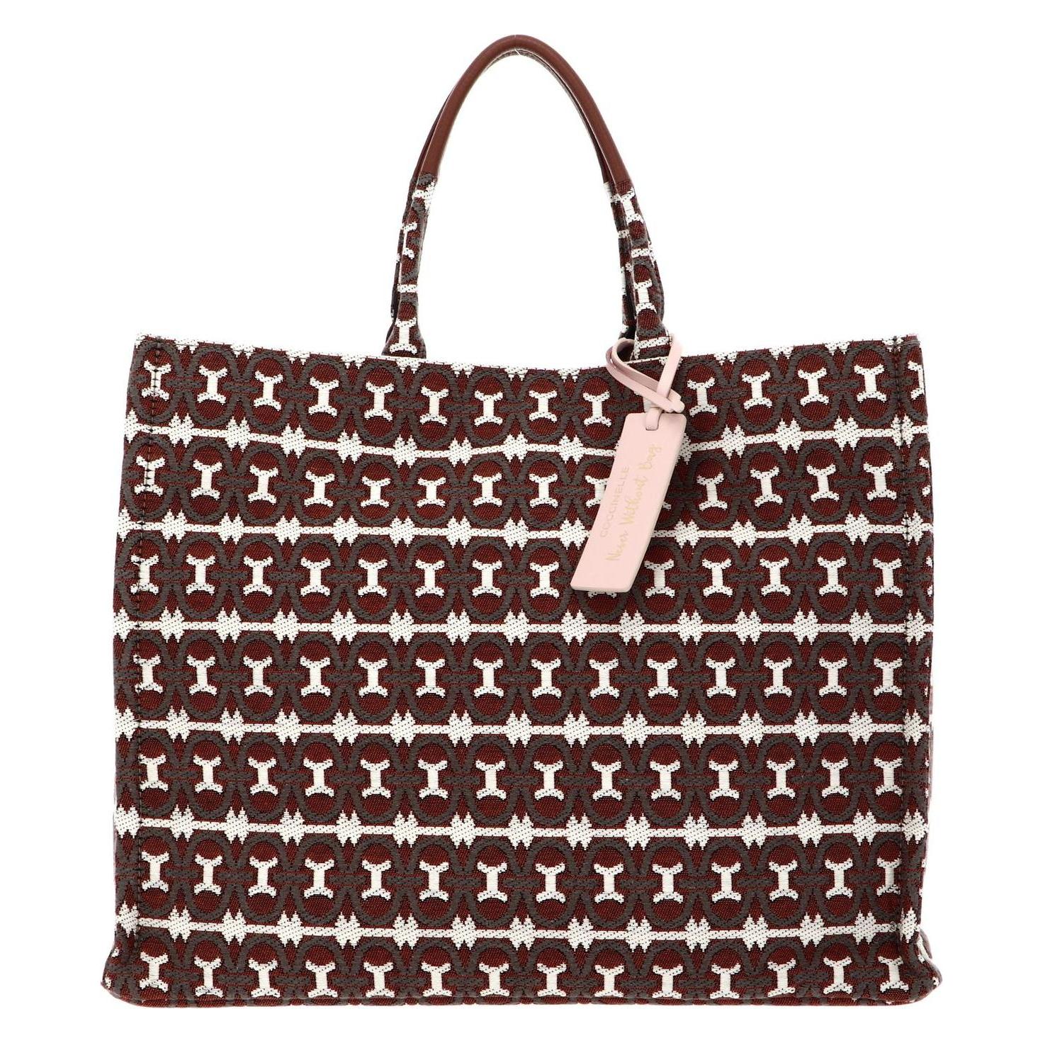 Coccinelle, Damen, Handtasche, Never Without Bag Jacquar Handbag, Mehrfarbig