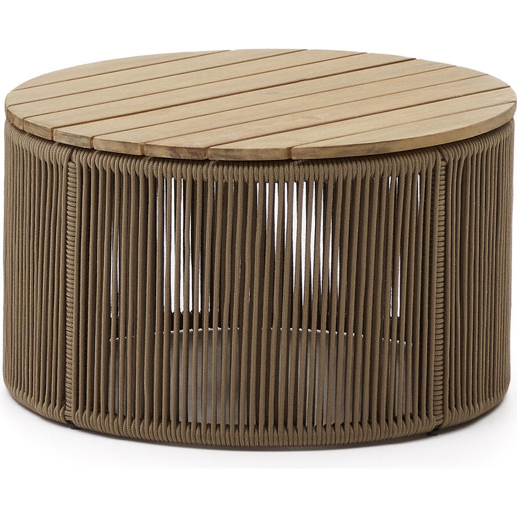 Kave Home, Gartenbeistelltisch + Gartenservierwagen, Dandara