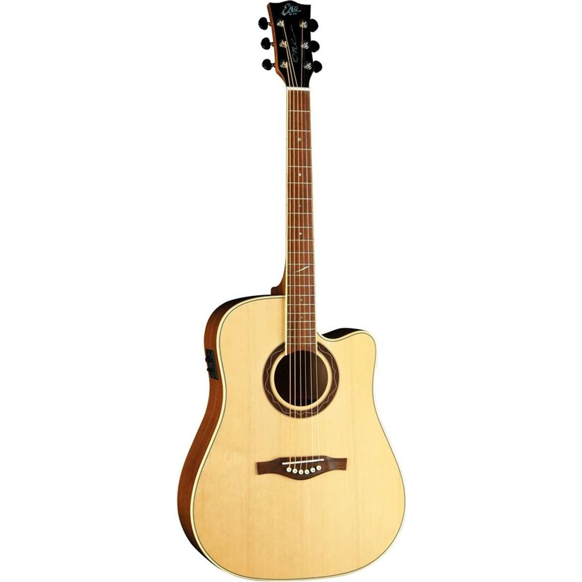 EKO Guitars ONE D150ce Natural Akustikgitarre mit (Chitarra acustica), Chitarra