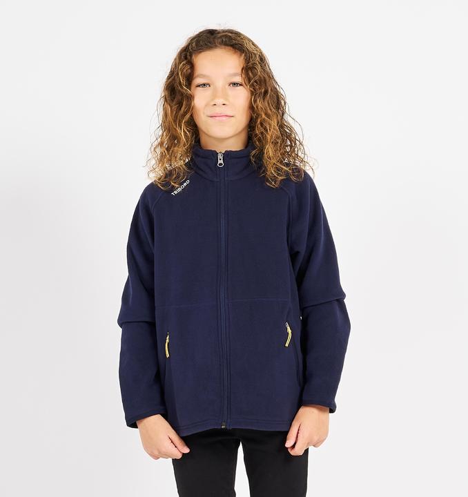 Immagine prodotto Tribord Giacca in pile da vela per bambini calda 100 blu/nero (122)