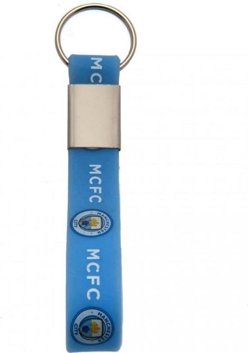 Actual product image Manchester City FC Silicone Keyring