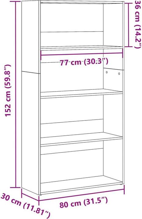 Immagine prodotto vidaXL Banning (30 x 80 x 152 cm)