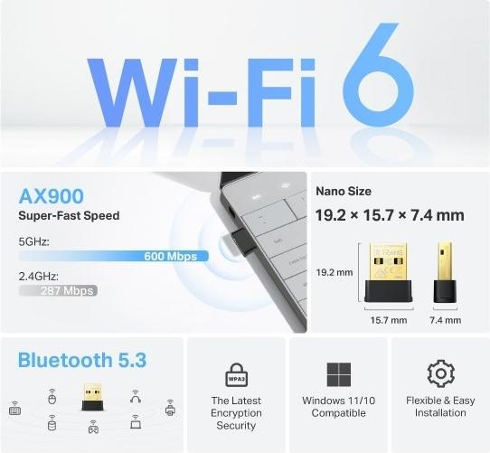 Productafbeelding TP-Link Karta sieciowa Archer TX10UB Nano