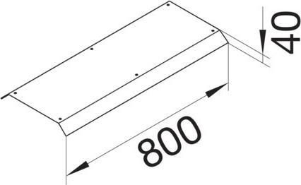 Actual product image Hager AKBAZ2000402 (80 cm)