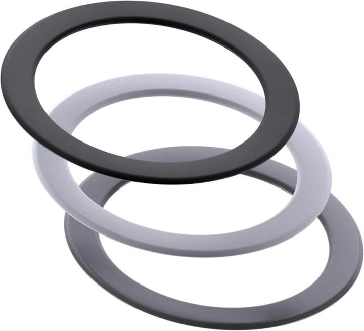 Sp Connect Magnetic Adhesive Mount SPC+ 3 Stück weiss/schwarz/grau