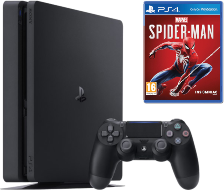 Produktbild Sony Playstation 4 1TB + Spider-Man