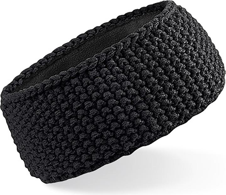 Actual product image Beechfield Winter crochet headband