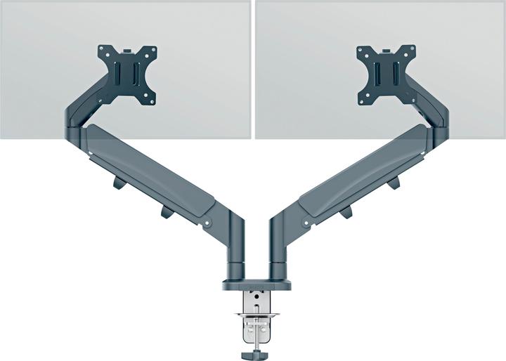 Actual product image Leitz Screen support 2 monitors velvet grey (Table, 32")