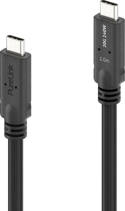 Image du produit Purelink MicroX4 USB4-Kabel USB C - USB C 1 m (1 m, 240 W)