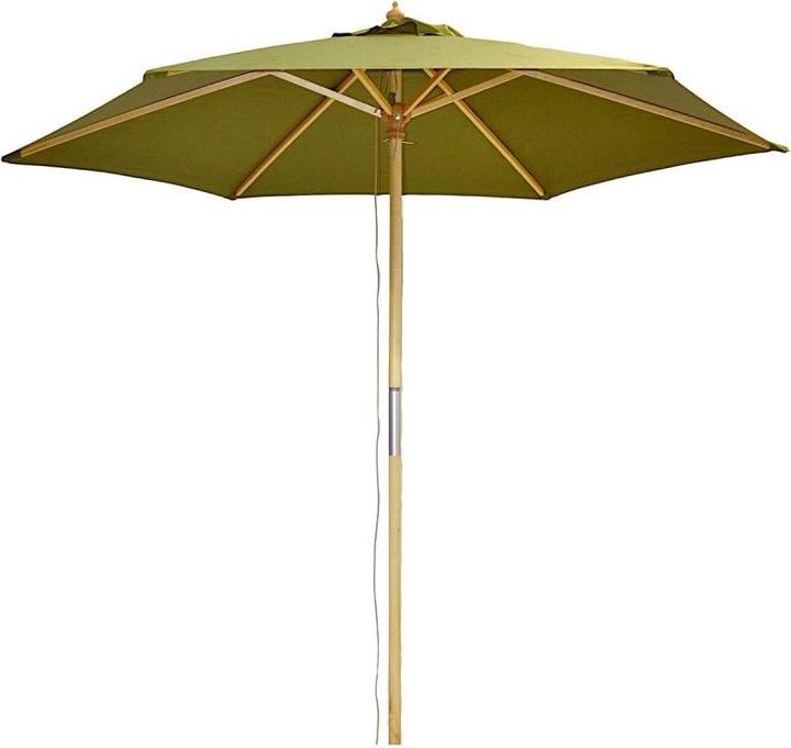 Immagine prodotto ProGarden Parasol Ogrodowy Drewniany 250cm Składany Zielony (2.50 m)
