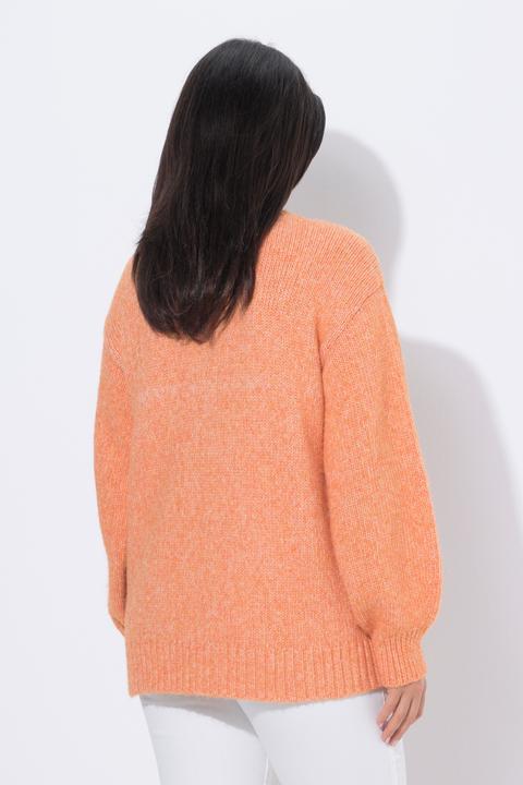 Produktbild Ulla Popken Strickjacke, offene Form, Langarm, recycelt (62)