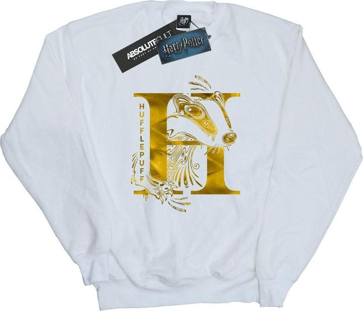 Actual product image Girls Hufflepuff Badger Sweatshirt (152, 158)