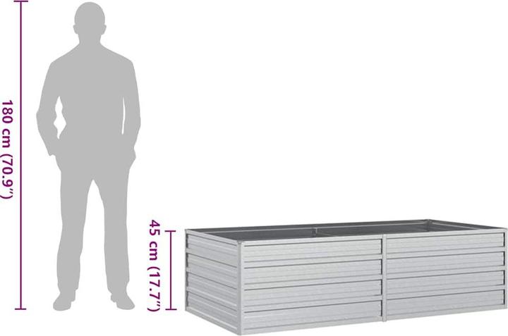 Actual product image vidaXL Garten-Hochbeet