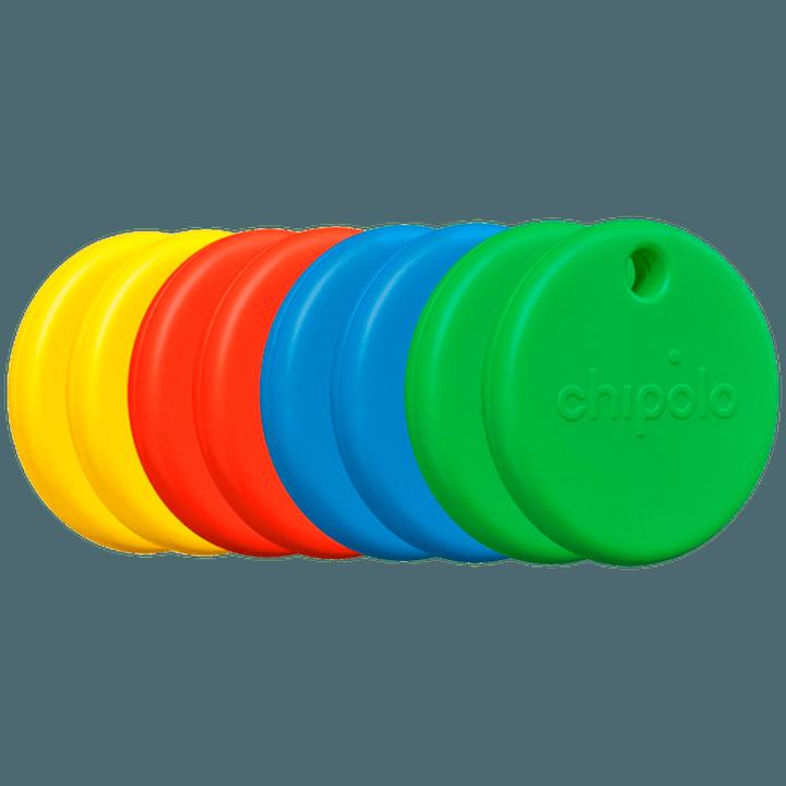 Produktbild Chipolo POP Rot/Blau/Gelb/Grün - 8-Pack