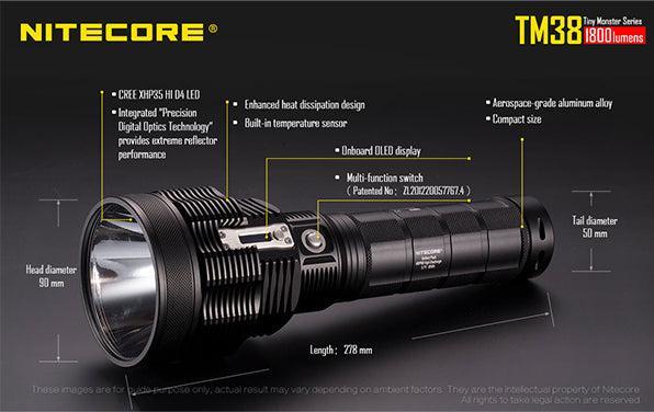 Produktbild Nitecore TM38 (27.80 cm, 1800 lm)