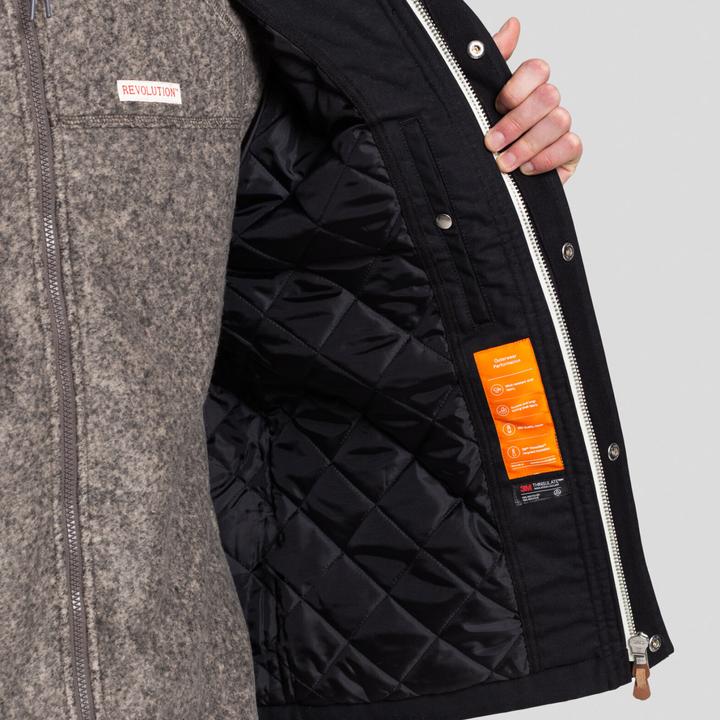 Actual product image Revolution Short parka with trim (XL)