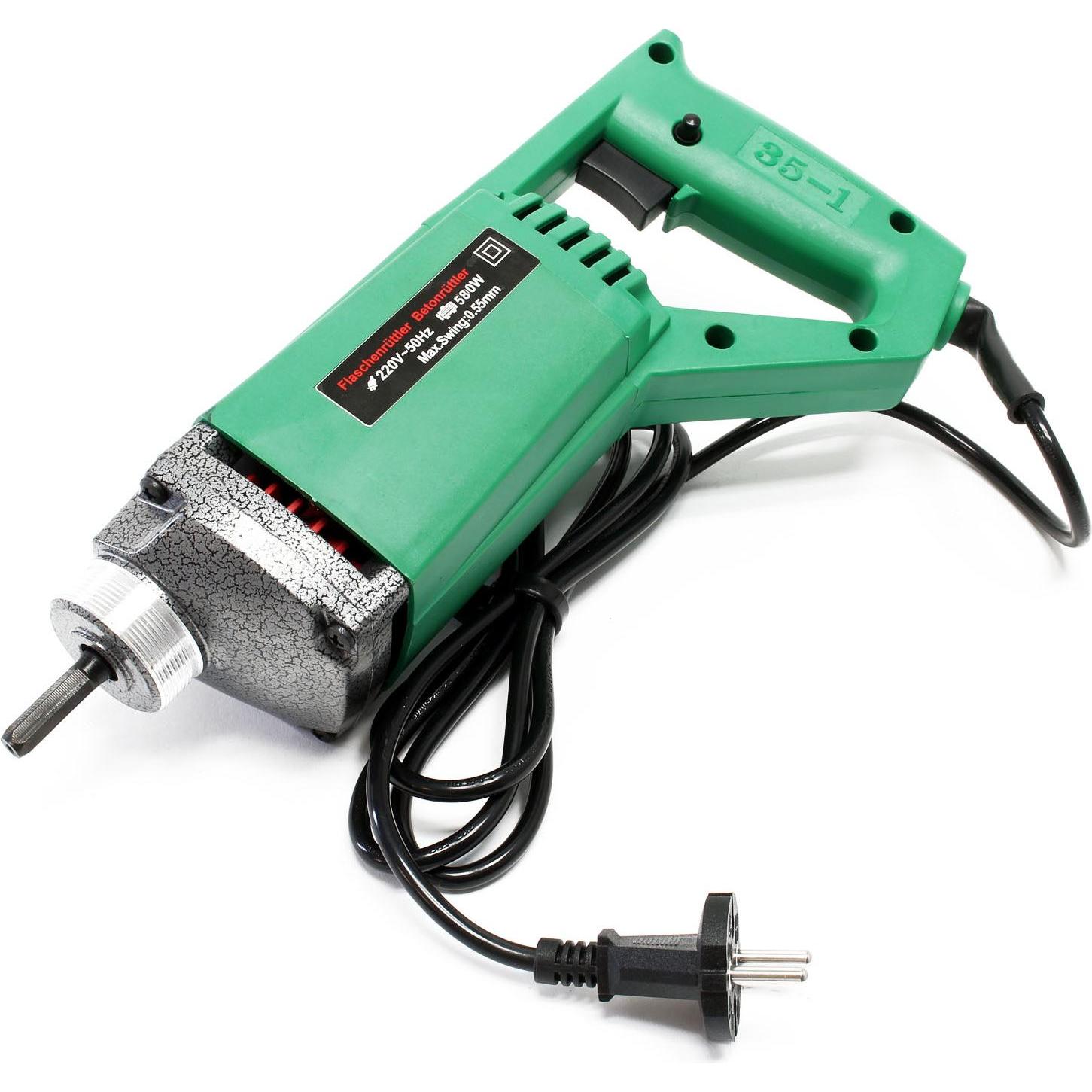 Wiltec, Rührwerk + Mörtelrührer, Elektro Betonrüttler 580W 5600 U/min Betonverdichter Flaschenrüttler