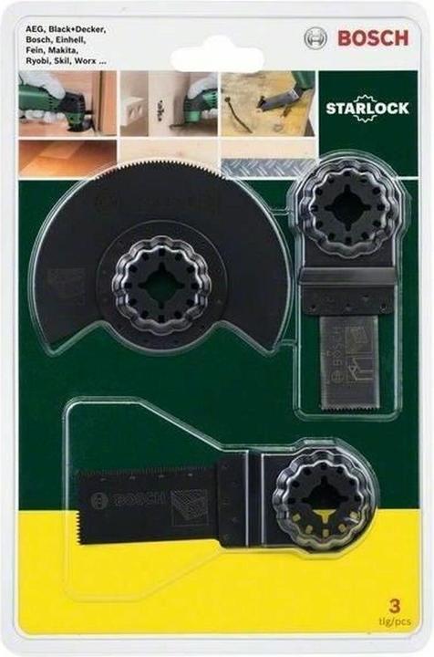 Produktbild Bosch Zubehör Starlock Starter-Set Holz, 3-teilig, für Multifunktionsgeräte