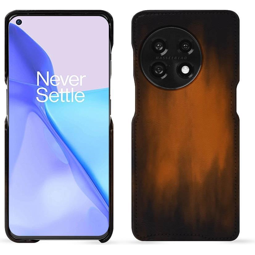Noreve Lederschutzhülle (OnePlus 11), Smartphone Hülle, Braun