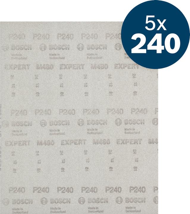 Image du produit Bosch Professional Zubehör Grille abrasive pour ponceuse orbitale Grain (240)