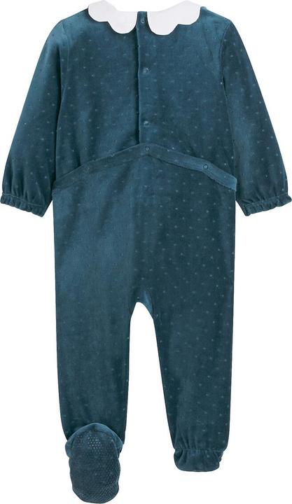 Immagine prodotto La Redoute Collections Samtstrampler mit Blumenkragen (86)