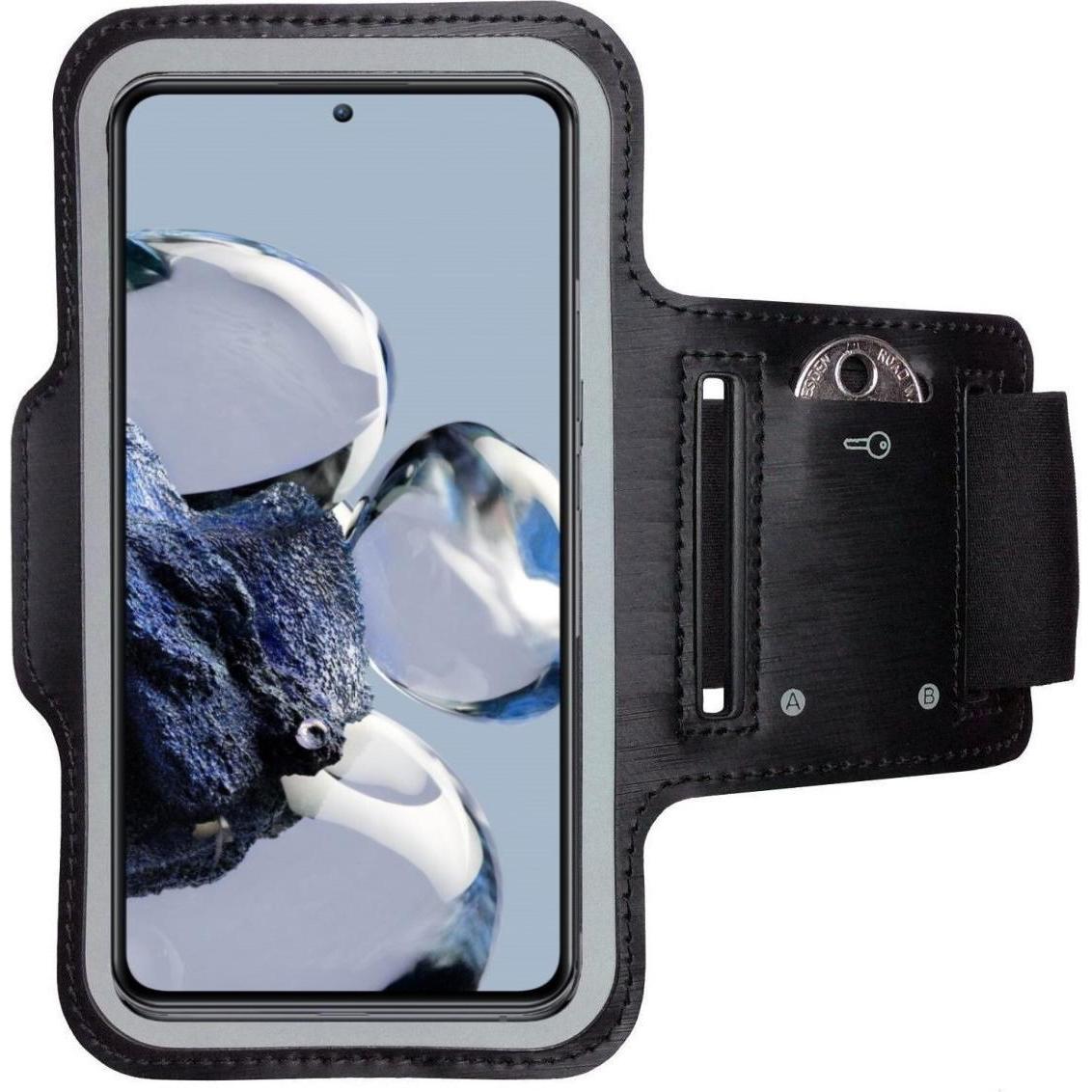 CoverKingz Sportarmband für Xiaomi 12T /12T Pro, Smartphone Sportarmband, Schwarz