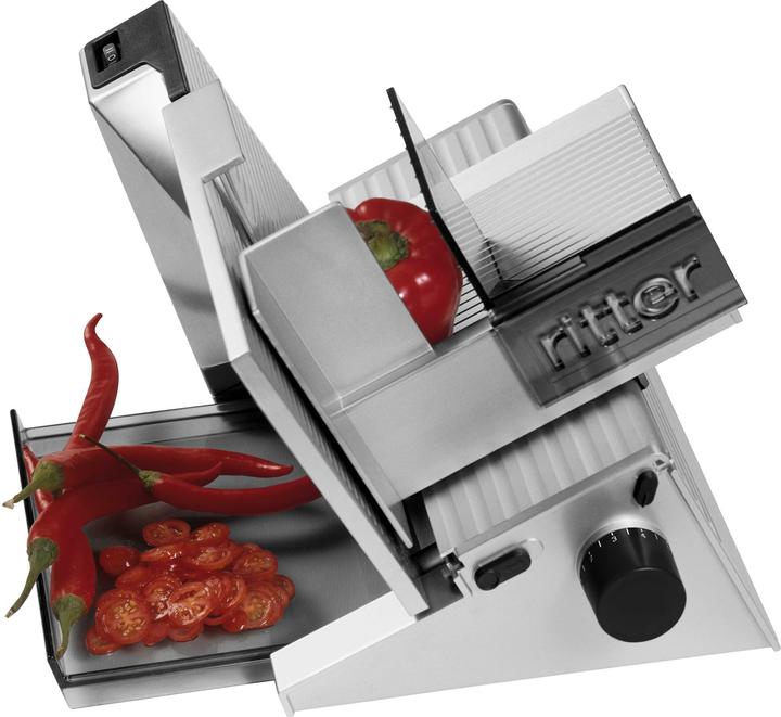 Actual product image Ritter All purpose slicer contura 3 black, electric all purpose slicer with ECO motor, made in Germany