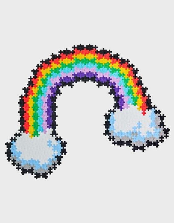 Actual product image Plus-Plus Creative building blocks puzzle rainbow (500 pieces)