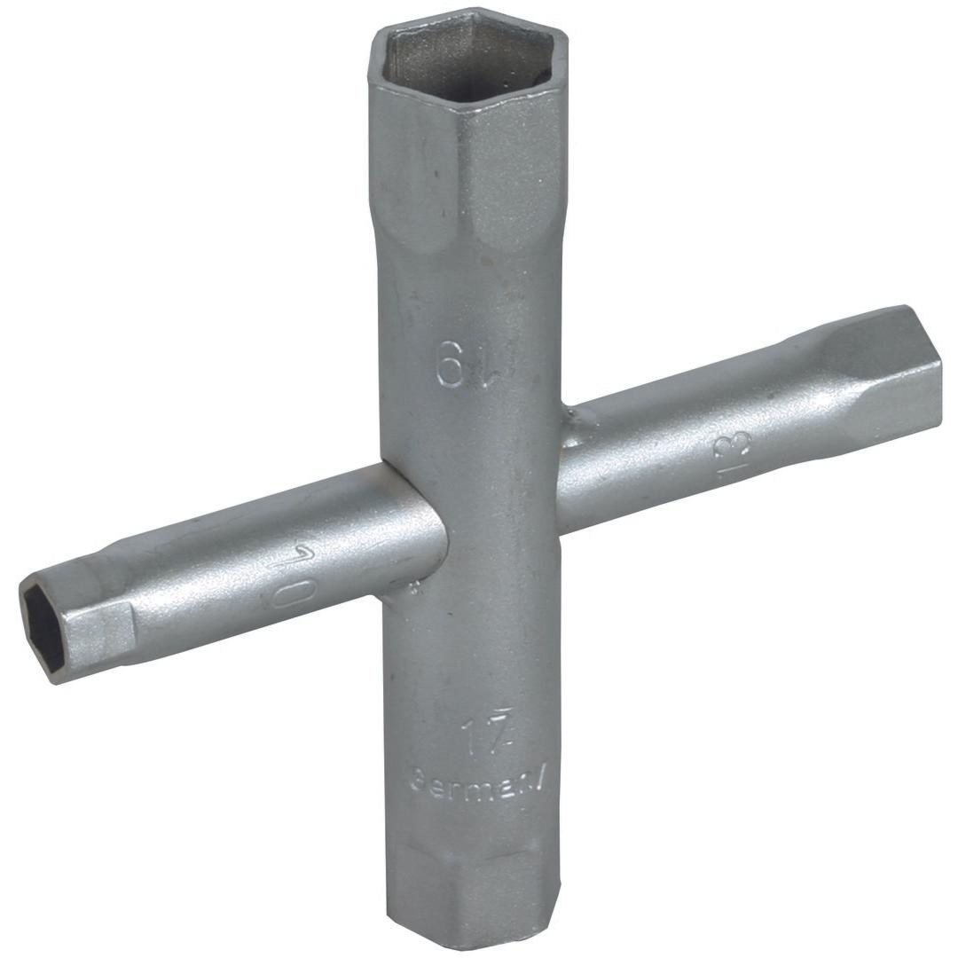 Dehn 572000 Kreuzsteckschlüssel SW 10,13,17,19mm, SAT Zubehör