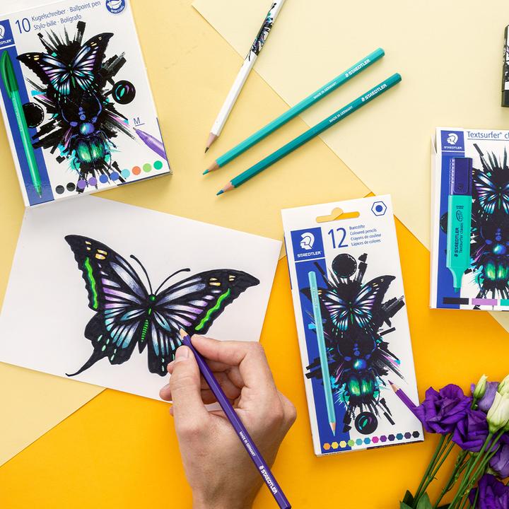 Actual product image Staedtler Biros ball 4320 M, 10-pack cardboard case (Multicoloured, 10x)