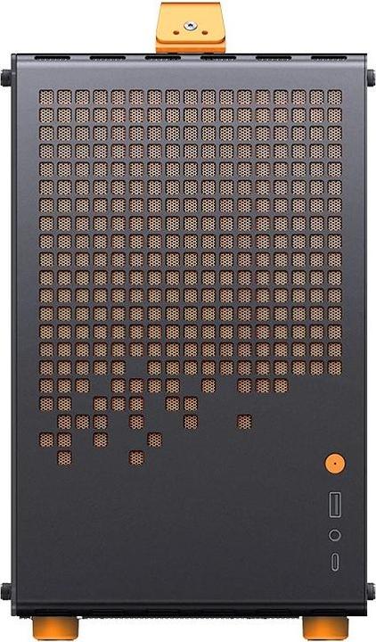Productafbeelding Jonsplus MATX Handgreepkoffer Z20 - Zwart-Oranje (Mini-ITX, mATX)