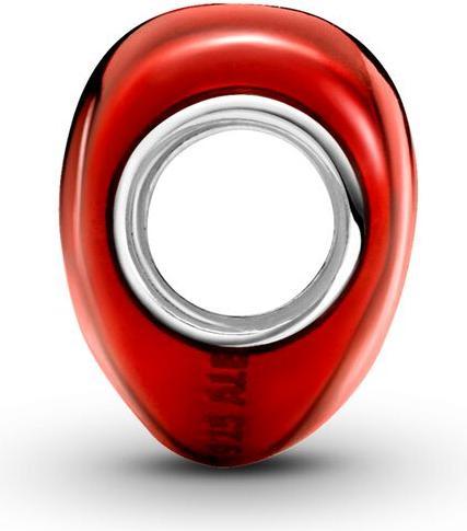 Immagine prodotto Pandora Ciondolo a cuore rosso metallizzato (Argento 925, Smalto)