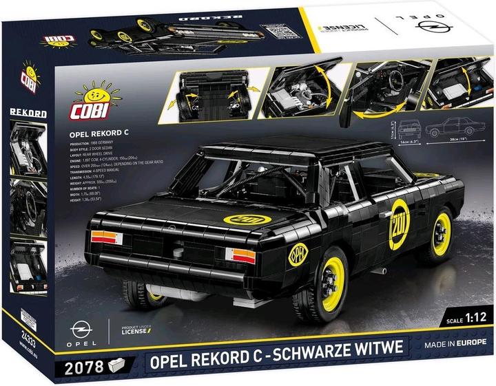 Produktbild Cobi Opel Rekord C-Schwarze Witwe