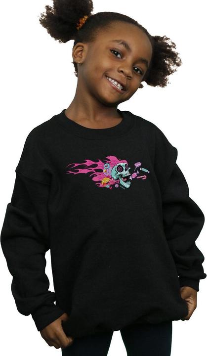 Actual product image Disney Girls Wreck It Ralph Candy Skull Sweatshirt (152, 158)
