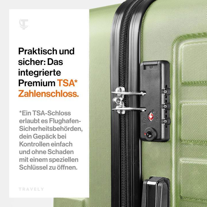 Produktbild Travely Grosser Hartschalenkoffer aus Polycarbonat (60 l)