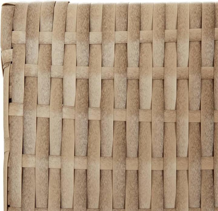 Produktbild vidaXL Paravent 4-tlg. Beige Poly Rattan,Farbe: Beige,Material: Poly