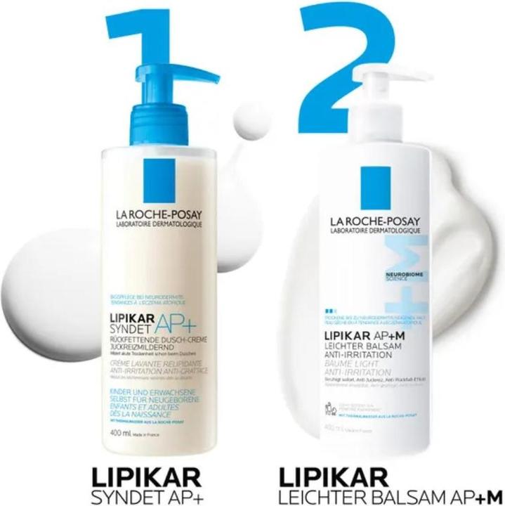 Actual product image La Roche Posay Lipikar Creme Light / Lipikar Baume Light AP+M (Body lotion, 400 ml)