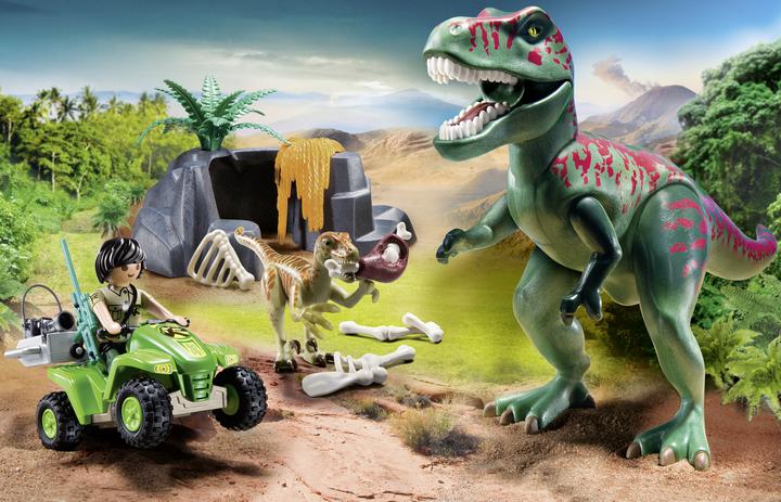 Produktbild Playmobil T-Rex Angriff (71588, Playmobil Dinos)