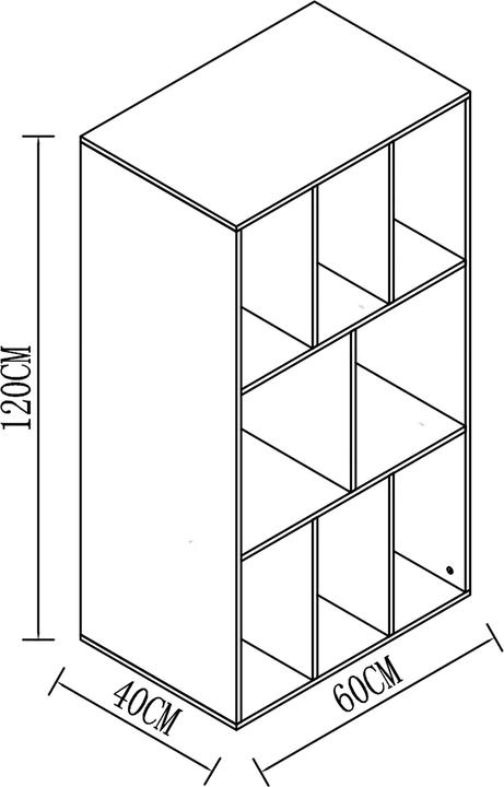 Immagine prodotto VCM Schaltino (60 x 40 x 120 cm)