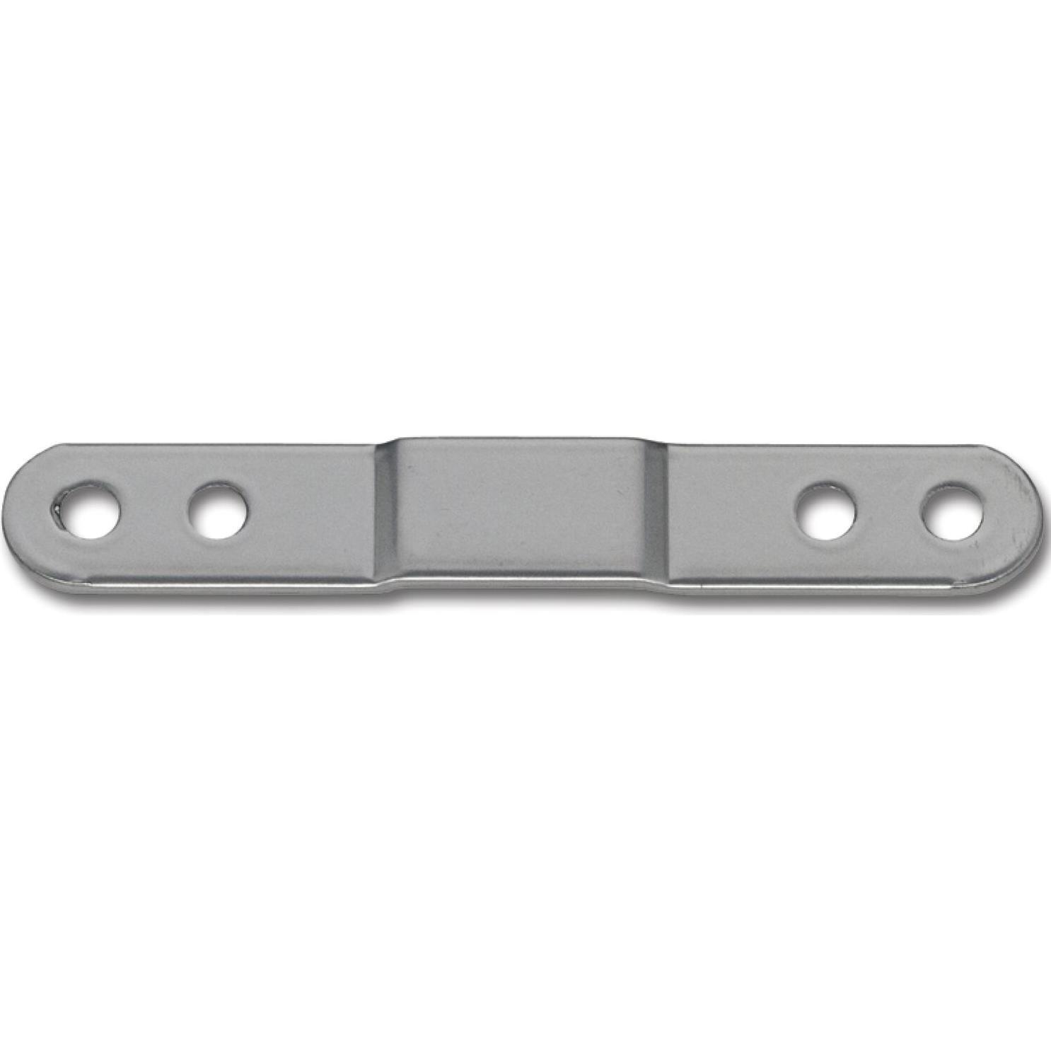 Pohl, Möbelausstattung, Verbindungsplatte (Montageplatte) Bohr ø 4,5mm für Küchentüren gekröpft L 162mm (1 Stk.)