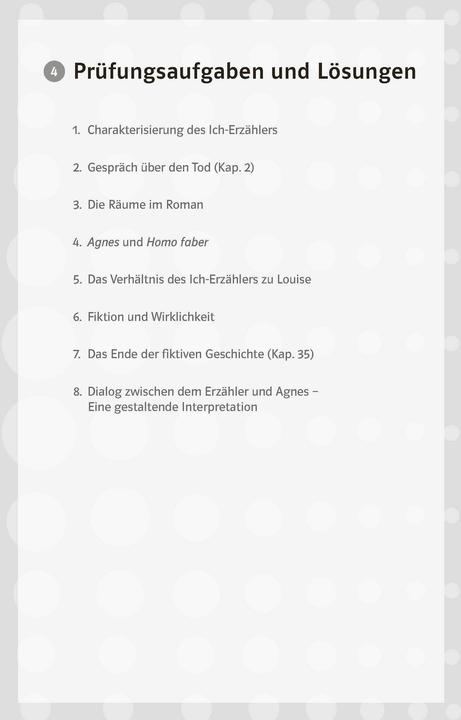 Produktbild Lektürehilfen Peter Stamm "Agnes" (Deutsch, Johannes Wahl, 2017)