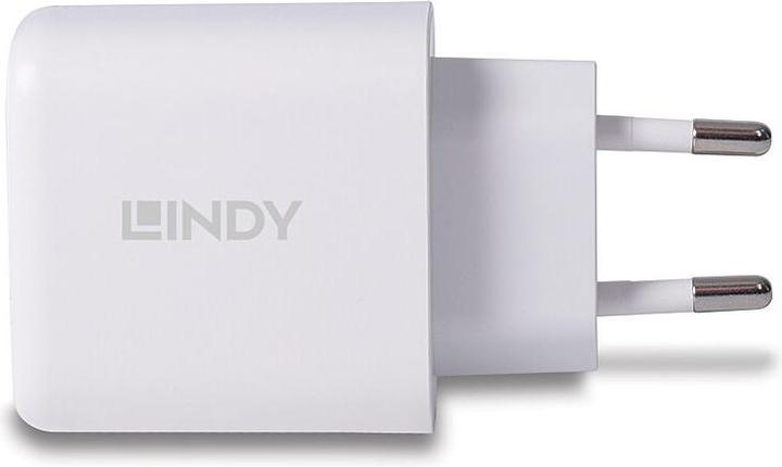 Produktbild Lindy 65W USB Typ A & C GaN Charger Zwei Geräte gleichzeitig aufladen mit GaN-, PD 3.0- und PPS-Technologi (65 W, 2 Ports)