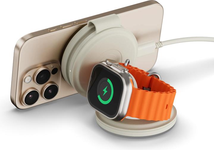 Produktbild Satechi OntheGo 3-in-1 Wireless Charger mit Qi2 (15 W)