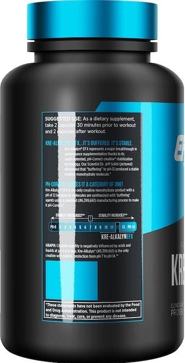 Actual product image EFX Kre-Alkalyn (240 Piece, Capsules, 1000 g)